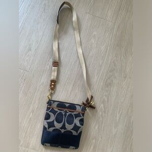 Coach denim purse